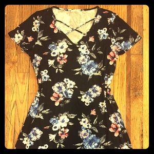 E. Luna Black Medi Dress